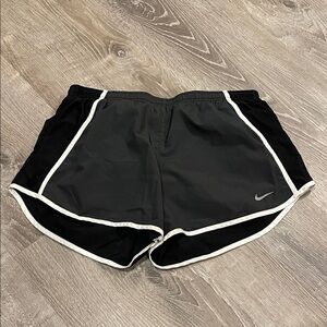 Nike Dri-Fit Women's Athletic Shorts in Black with White Accents